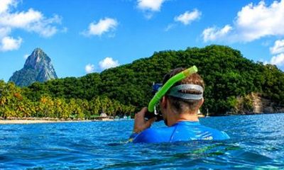 Snorkeling Anse Chastanet St Lucia With Mud Bath & Waterfall