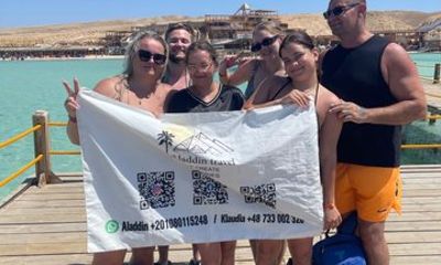 Orange Bay Island Snorkeling Cruise from Hurghada