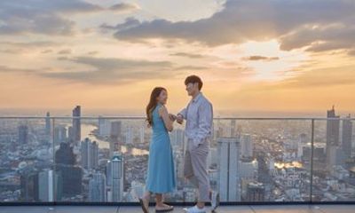 Panoramic Bangkok View at King Power Mahanakhon SkyWalk