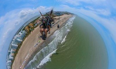 Paragliding experience in Cartagena 5 min