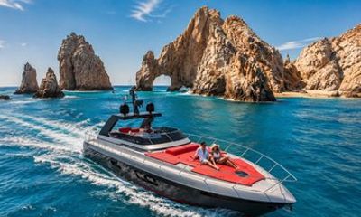 Cabo San Lucas Private 65ft Yacht with Food and Open Bar