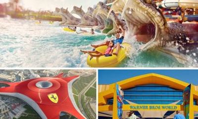 Yas Island Multi Park Ticket Choose 2 or 3 Parks