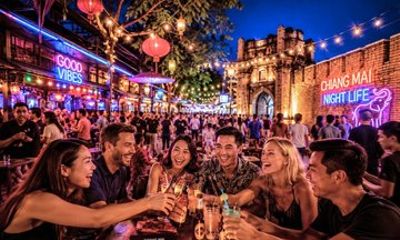 Chiang Mai Nightlife Beer Games and Party Experience