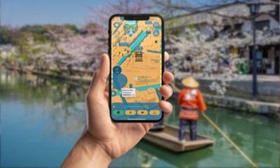 Edo Kurashiki GPS App Walking Tour Mobile Game