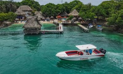 Relaxing Day at Rosario Islands Sea Pool Beach Club