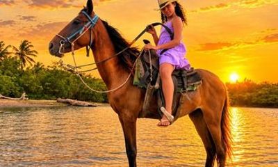 Sunset Horseback Riding in Punta Cana