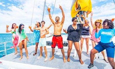 Ocho Rios Catamaran Cruise and Poko Loko Party Boat Experience