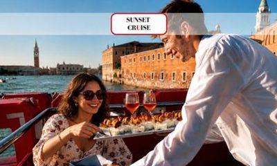 Sunset Lagoon Cruise with Venetian Aperitif & Music