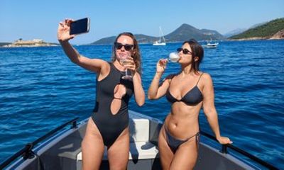 From Herceg Novi Private Blue Cave Luxury Boat Experience