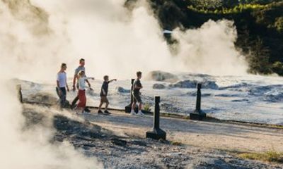 Rotorua Day Trip from Auckland: Te Puia Hangi with Luge or Spa