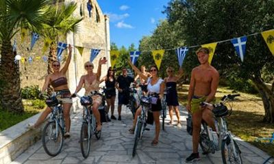 eBike Tour from Rethymno to Myli Gorge with Lunch