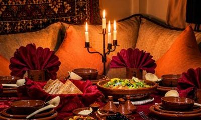 High Atlas Sunset and Authentic Berber Dinner from Marrakech