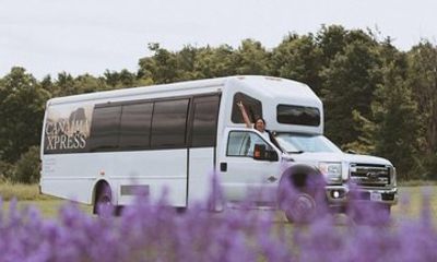 Private 23 Passenger Bus Charter with Professional Driver