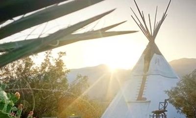 Joshua Tree Sound Bath In an Authentic Sioux Teepee