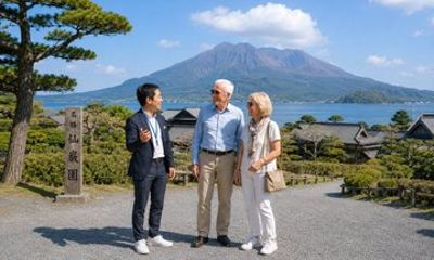 Kagoshima Private Car Tour: Kamikaze, Sengan-en & Sakurajima