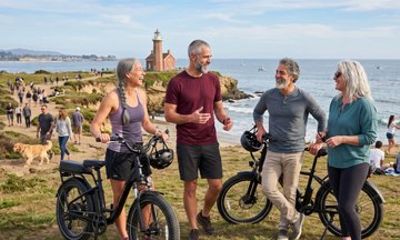 Private Santa Cruz Coast and Harbor E Bike Tour