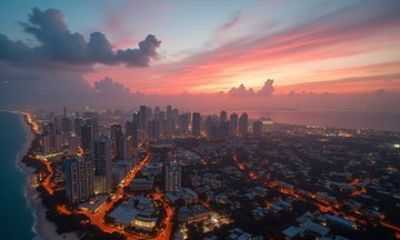 Miami Private Sunset and Skyline Scenic Airplane Flight