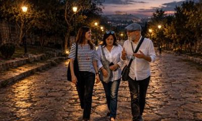 Private Athens by Night Walking Tour with a Licensed Guide