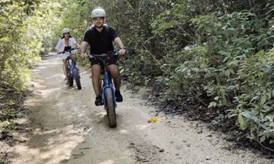 E Bike and Cenote Tour in Playa del Carmen by Jungle Adventures
