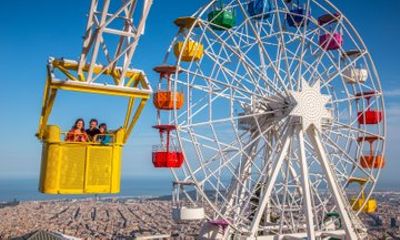 Admission to the Tibidabo Amusement Park in Barcelona