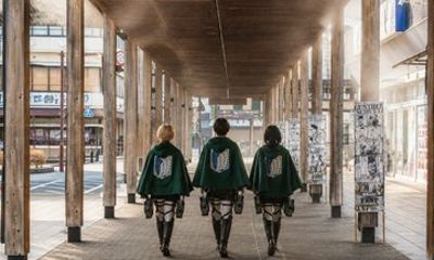 Attack on Titan and Hita Anime Tour with Onsen from Fukuoka