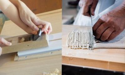 Craft your own chopsticks from Nagano larch and make soba noodle