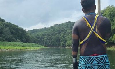 Panama City Emberá Indigenous Village Chagres Waterfall and River