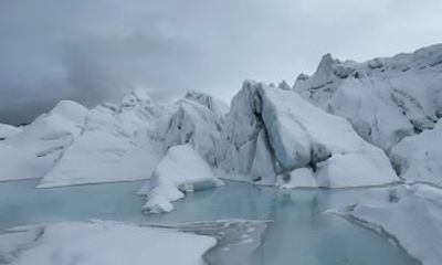 Matanuska Glacier Guided Hiking from Anchorage with Gear Included