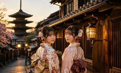 Kyoto: Authentic Kimono Rental since 1830 as pioneer in Japan