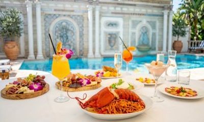 Private 3 Course meal Celebration and SUV at Versace Mansion