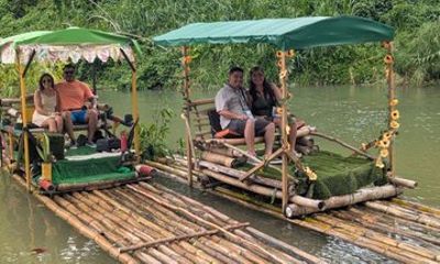 Blue Hole and Bamboo Rafting Adventure