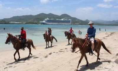 3x1: Waterfalls Horseback Riding and Ziplines in Puerto Plata