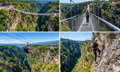 From Tbilisi Birtvisi Canyon Hike and Lake Views