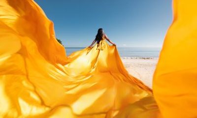 Flying Dress Photoshoot
