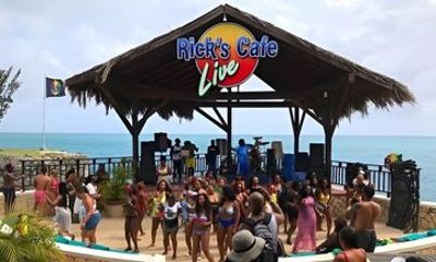 Ricks Cafe Seven Mile Beach and Souvenir Shopping Experience