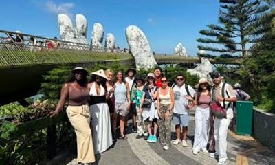 Da Nang Golden Bridge Sunset and Ba Na Peak Tour with Dinner