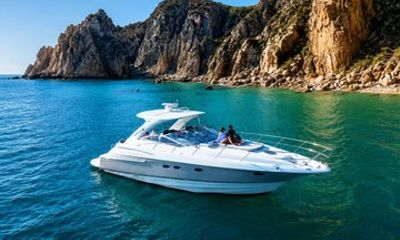 Private 45ft Yacht in Cabo Snorkel Open Bar for 12