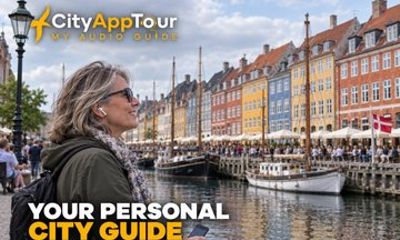 Copenhagen Center City Walk with Audio Guide in 7 Languages