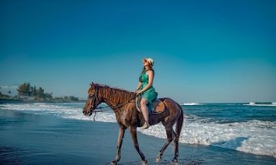 Bali Horse Riding Adventure on The beach