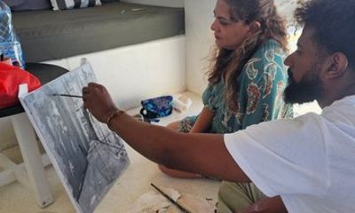 Lamu Arabic Calligraphy Experience with a Local Artist
