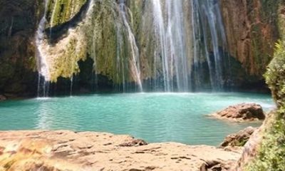 Samana Waterfall Beach and Cayo Levantado Tour