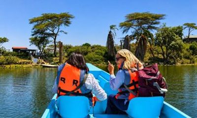 From Nairobi: Lake Naivasha Boat Ride and Crescent Island Tour