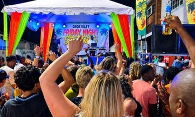 Gros Islet Friday Night Street Party St Lucia - Soufriere Hotels