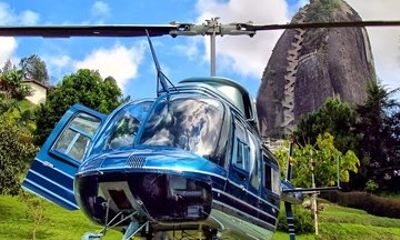 Guatapé Private Boat and Helicopter Experience