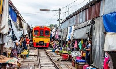 Damnoen Saduak and Maeklong Railway Market Tour