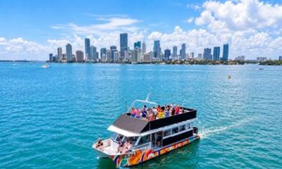 Miami Double Decker Boat Tour 90 minute Tour
