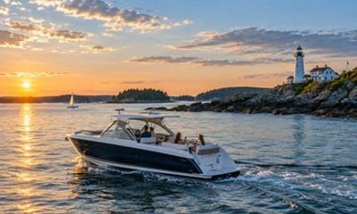 Portland ME: Casco Bay Boat Tour w/ Island Yoga + Mimosas or Wine