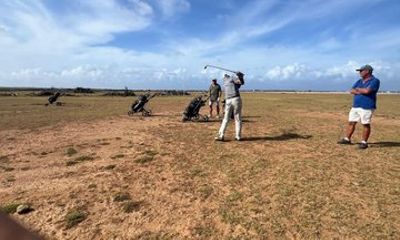 Guided 9 holes Golf at Piedra So Bonaire’s Unique Golf Course