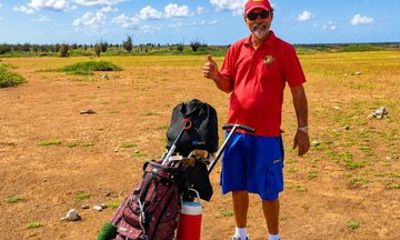 Guided 9 holes Golf at Piedra So Bonaire’s Unique Golf Course