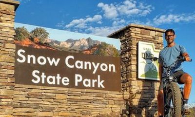 E Bike Tour to Snow Canyon State Park with Hiking Adventure